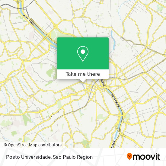 Posto Universidade map