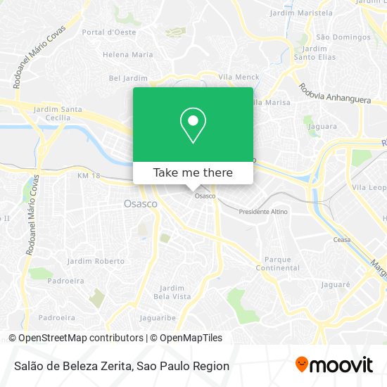 Salão de Beleza Zerita map