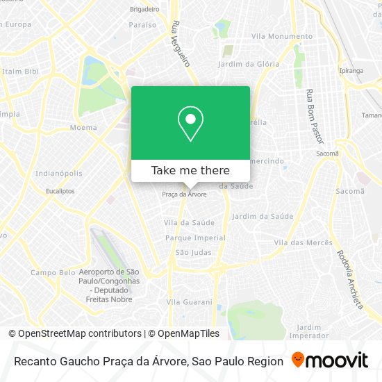 Recanto Gaucho Praça da Árvore map