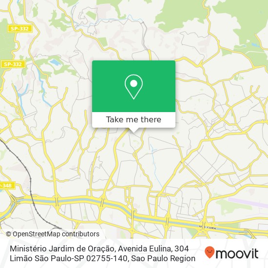 Ministério Jardim de Oração, Avenida Eulina, 304 Limão São Paulo-SP 02755-140 map