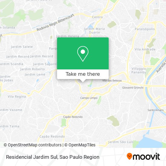 Residencial Jardim Sul map