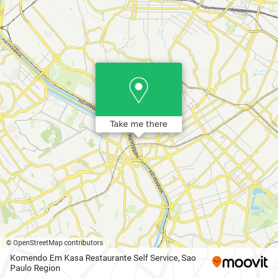 Komendo Em Kasa Restaurante Self Service map