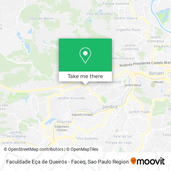 Faculdade Eça de Queirós - Faceq map