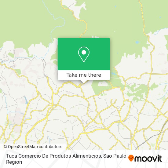 Tuca Comercio De Produtos Alimenticios map