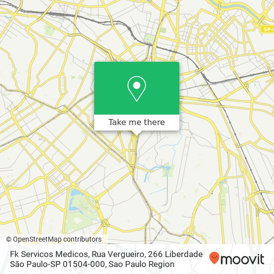 Fk Servicos Medicos, Rua Vergueiro, 266 Liberdade São Paulo-SP 01504-000 map