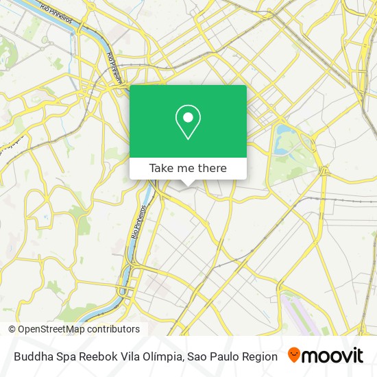 Buddha Spa Reebok Vila Olímpia map