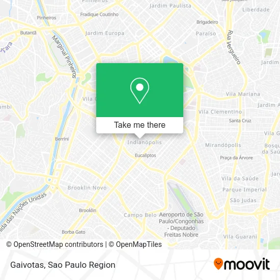 Gaivotas map
