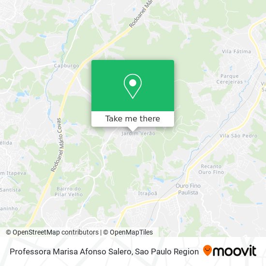 Professora Marisa Afonso Salero map