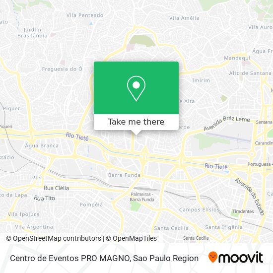 Centro de Eventos PRO MAGNO map