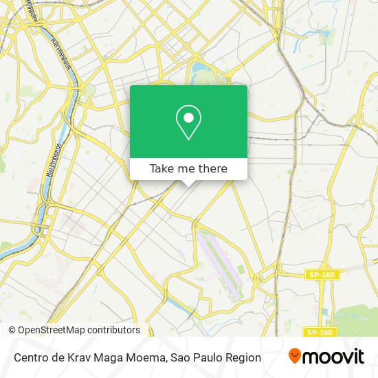 Centro de Krav Maga Moema map