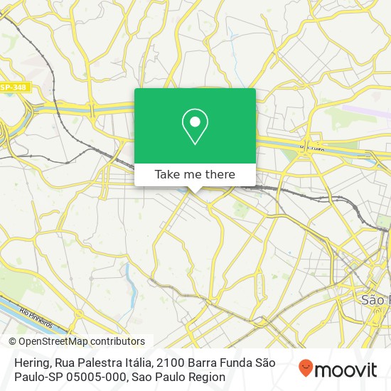 Hering, Rua Palestra Itália, 2100 Barra Funda São Paulo-SP 05005-000 map