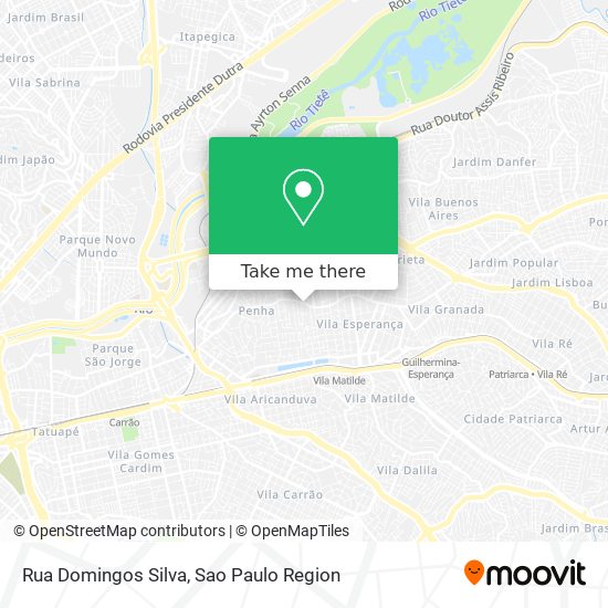 Rua Domingos Silva map