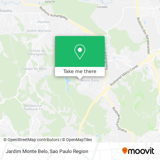 Mapa Jardim Monte Belo