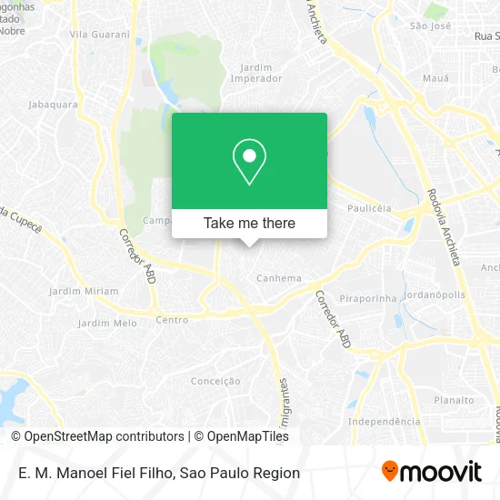 E. M. Manoel Fiel Filho map
