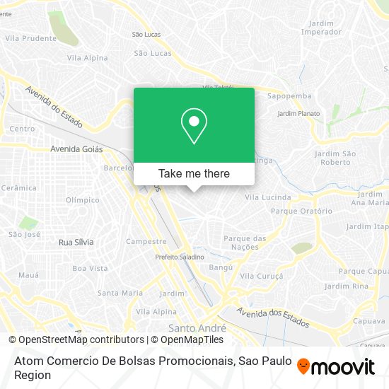 Mapa Atom Comercio De Bolsas Promocionais