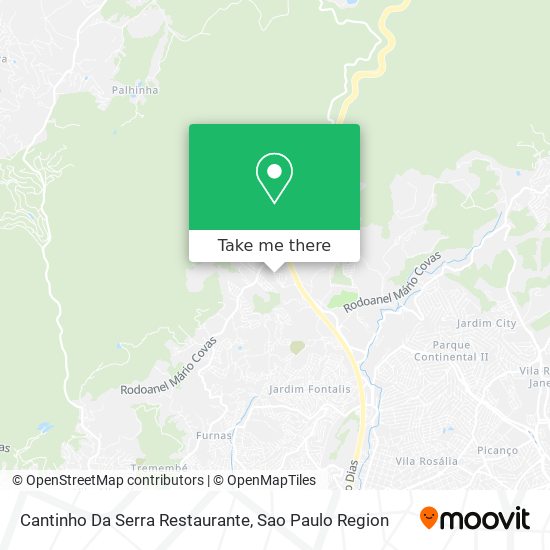Cantinho Da Serra Restaurante map