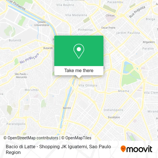 Bacio di Latte - Shopping JK Iguatemi map