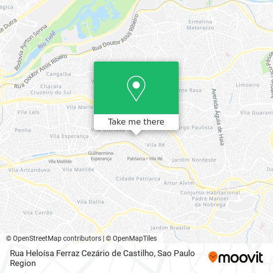 Rua Heloísa Ferraz Cezário de Castilho map