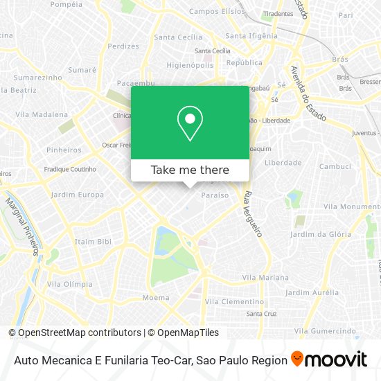 Auto Mecanica E Funilaria Teo-Car map