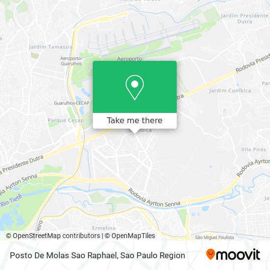 Posto De Molas Sao Raphael map
