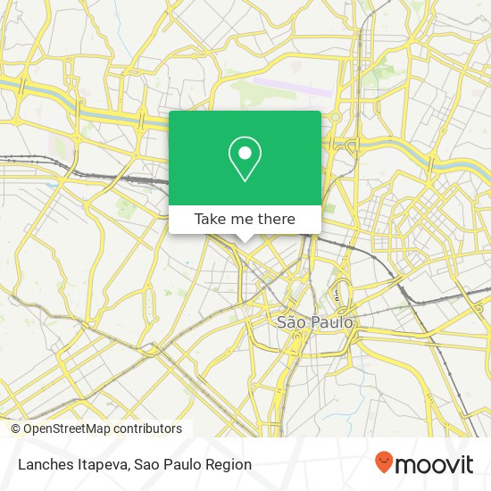 Mapa Lanches Itapeva