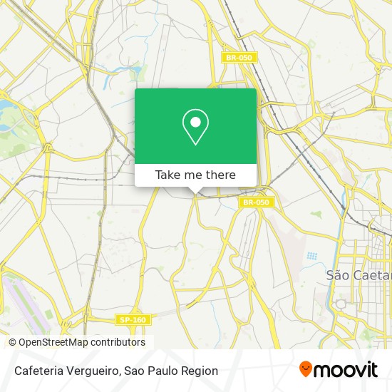 Cafeteria Vergueiro map