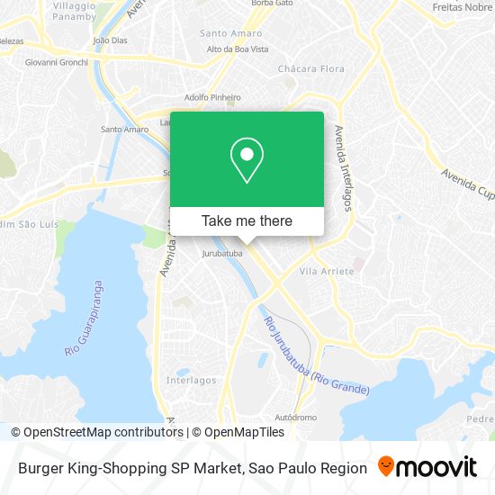 Burger King-Shopping SP Market map