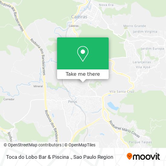 Toca do Lobo Bar & Piscina . map