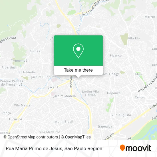 Rua Maria Primo de Jesus map