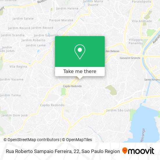 Mapa Rua Roberto Sampaio Ferreira, 22