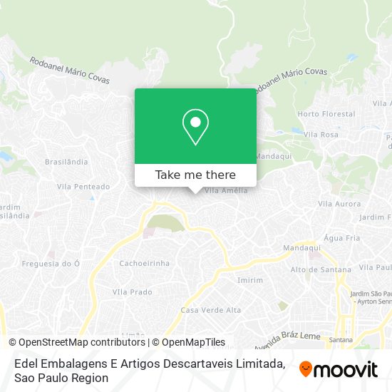 Edel Embalagens E Artigos Descartaveis Limitada map