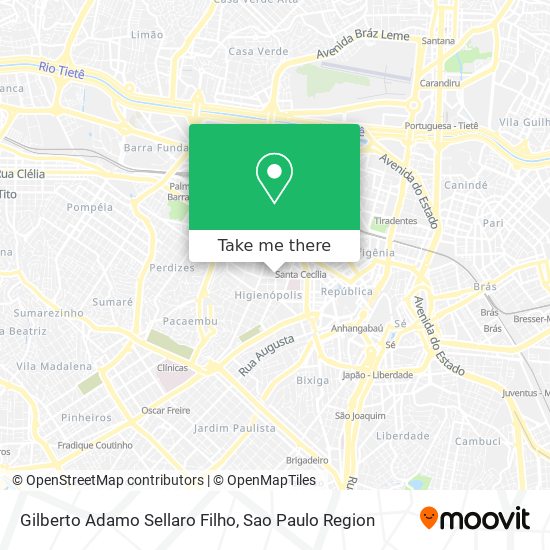 Gilberto Adamo Sellaro Filho map