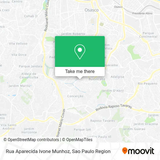 Rua Aparecida Ivone Munhoz map
