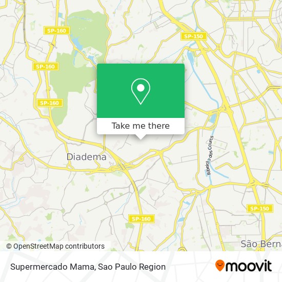 Supermercado Mama map