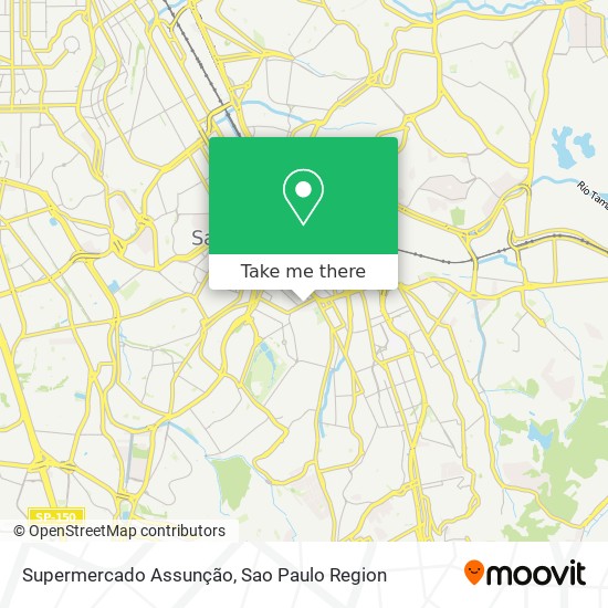 Mapa Supermercado Assunção