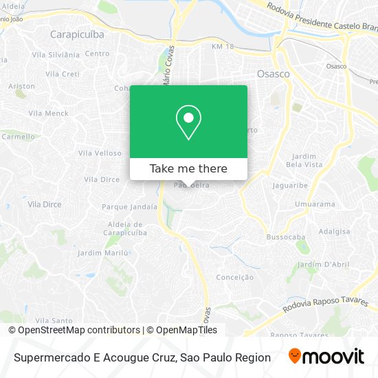 Supermercado E Acougue Cruz map