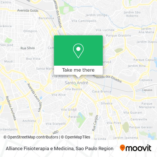 Alliance Fisioterapia e Medicina map