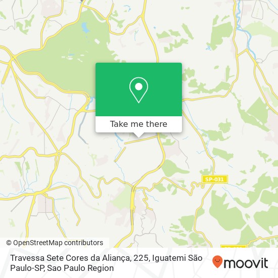 Travessa Sete Cores da Aliança, 225, Iguatemi São Paulo-SP map