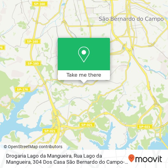 Drogaria Lago da Mangueira, Rua Lago da Mangueira, 304 Dos Casa São Bernardo do Campo-SP 09840-620 map