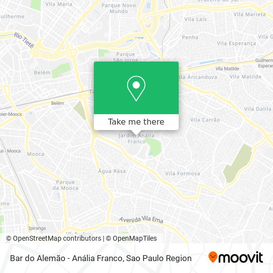 Bar do Alemão - Anália Franco map