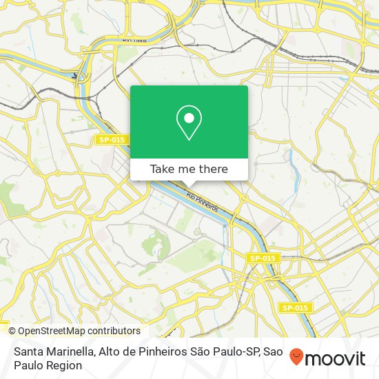 Mapa Santa Marinella, Alto de Pinheiros São Paulo-SP