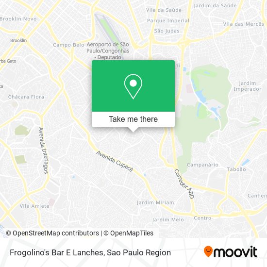 Frogolino's Bar E Lanches map