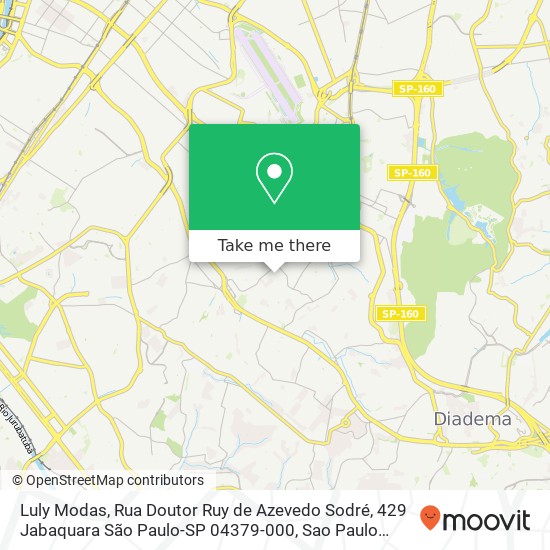 Luly Modas, Rua Doutor Ruy de Azevedo Sodré, 429 Jabaquara São Paulo-SP 04379-000 map