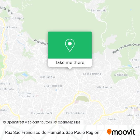 Rua São Francisco do Humaitá map