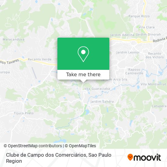 Clube de Campo dos Comerciários map