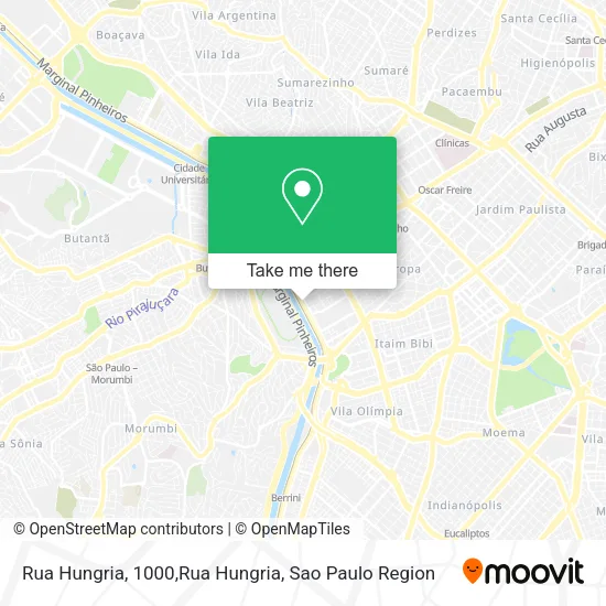 Rua Hungria, 1000,Rua Hungria map