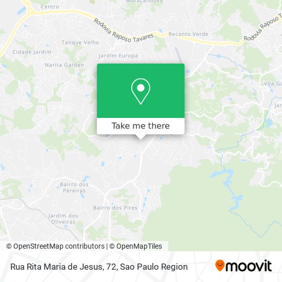 Rua Rita Maria de Jesus, 72 map