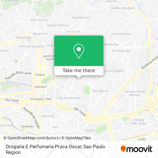 Drogaria E Perfumaria Praca Oscar map