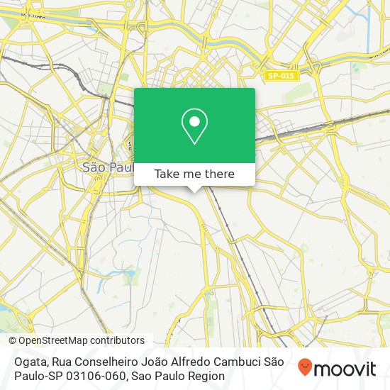 Ogata, Rua Conselheiro João Alfredo Cambuci São Paulo-SP 03106-060 map