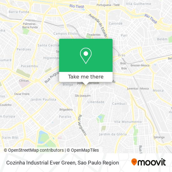 Cozinha Industrial Ever Green map